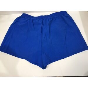 womens jogger elastic waist shorts blue size 16